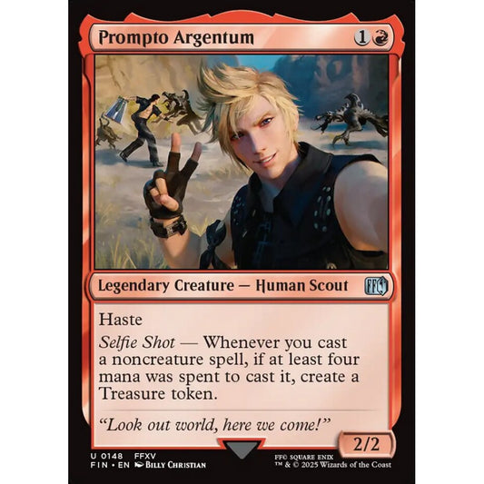 Prompto Argentum uncommon 148 Magic the Gathering Final Fantasy