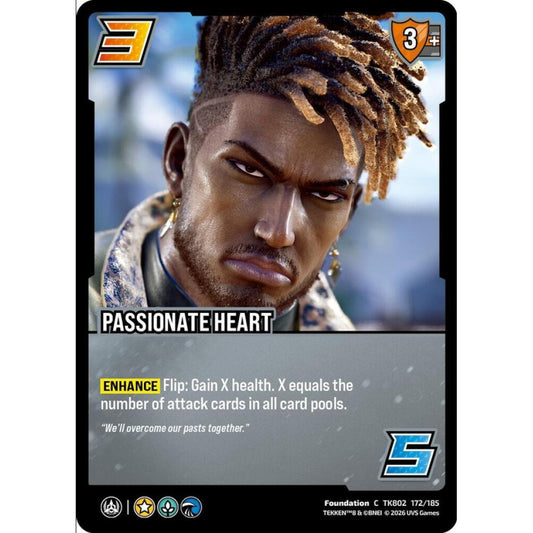 Passionate Heart 172/185 TK802 Universus Tekken 8 Foundation C