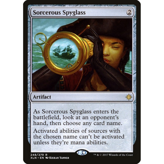 Sorcerous Spyglass rare 248 Magic the Gathering Ixalan