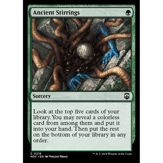 Ancient Stirrings, 219, common, Magic: The Gathering, Modern Horizons 3