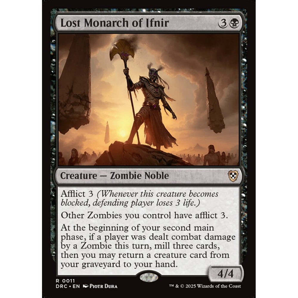 Lost Monarch of Ifnir, 11, rare, Magic: The Gathering, Aetherdrift Commander