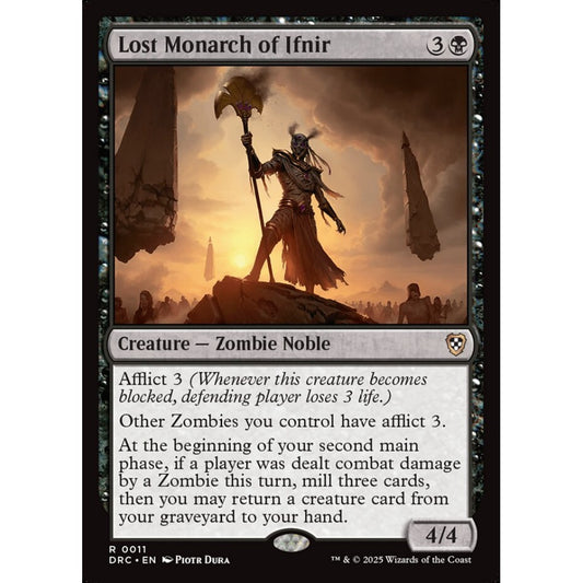 Lost Monarch of Ifnir, 11, rare, Magic: The Gathering, Aetherdrift Commander
