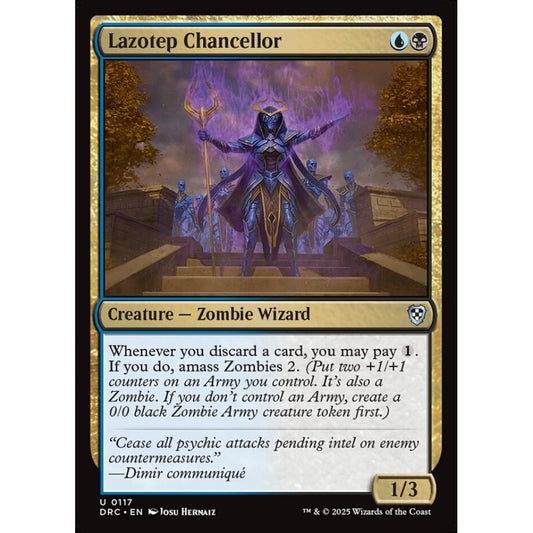 Lazotep Chancellor, 117, uncommon, Magic: The Gathering, Aetherdrift Commander