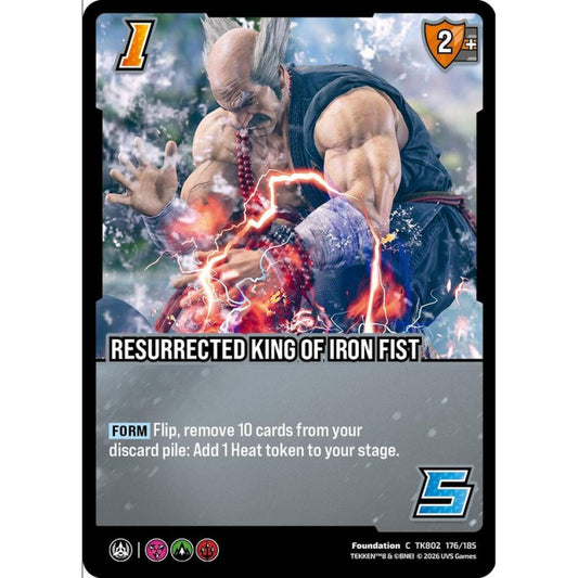 Resurrected King of Iron Fist 176/185 TK802 Universus Tekken 8 Foundation C