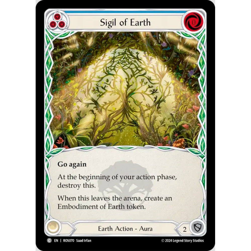 Sigil of Earth, ROS070, Common, Flesh and Blood, Rosetta
