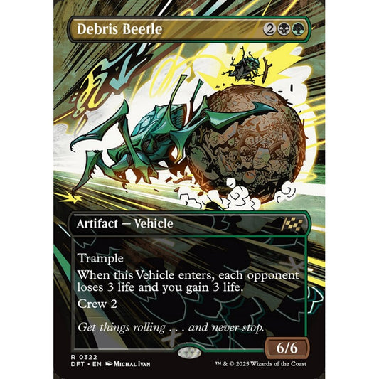 Debris Beetle, 322, rare, Magic: The Gathering, Aetherdrift