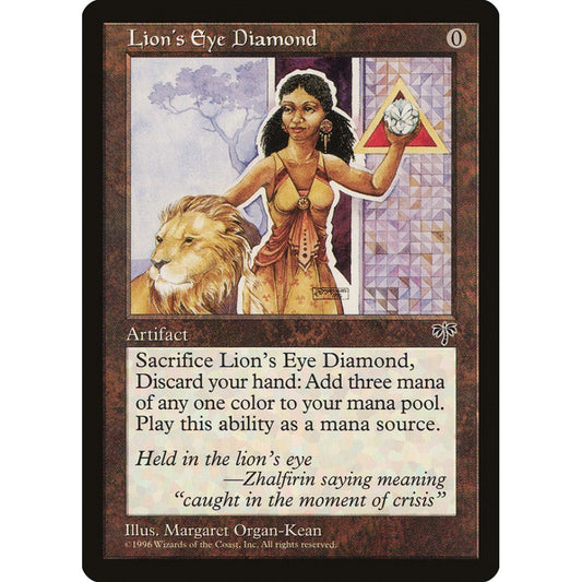 Lion's Eye Diamond rare 307 Magic the Gathering Mirage