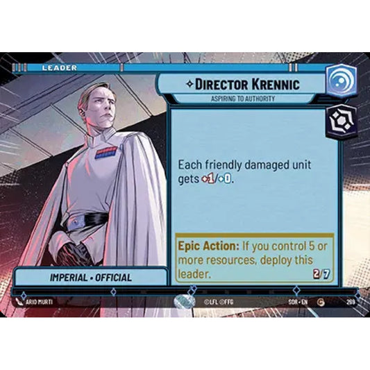 Director Krennic, 269, C, Star Wars Unlimited, Sparks Of Rebellion
