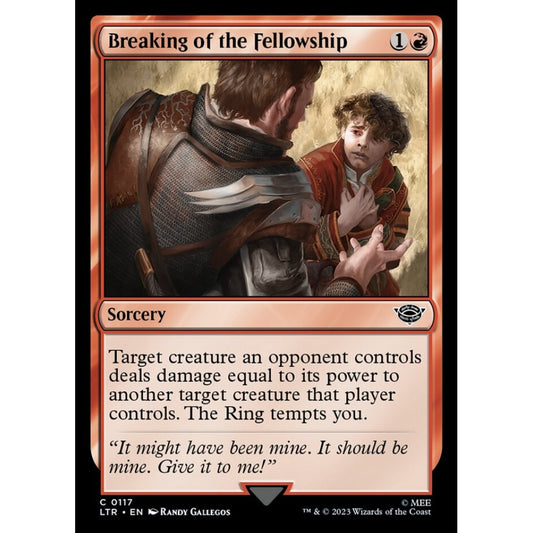Breaking of the Fellowship, common, 117, Magic the Gathering, The Lord of the Rings: Tales of Middle-earth