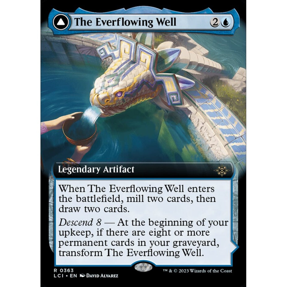 The Everflowing Well // The Myriad Pools rare 363 Magic the Gathering The Lost Caverns of Ixalan
