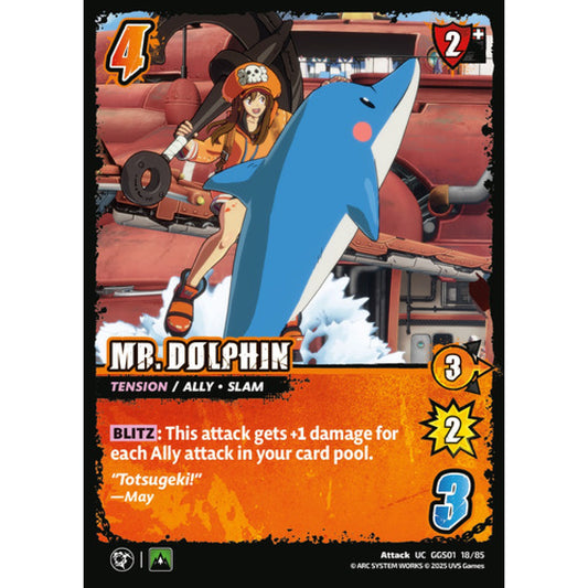 Mr. Dolphin 18/85 Universus Card Game Guilty Gear -Strive- UC Non-Foil