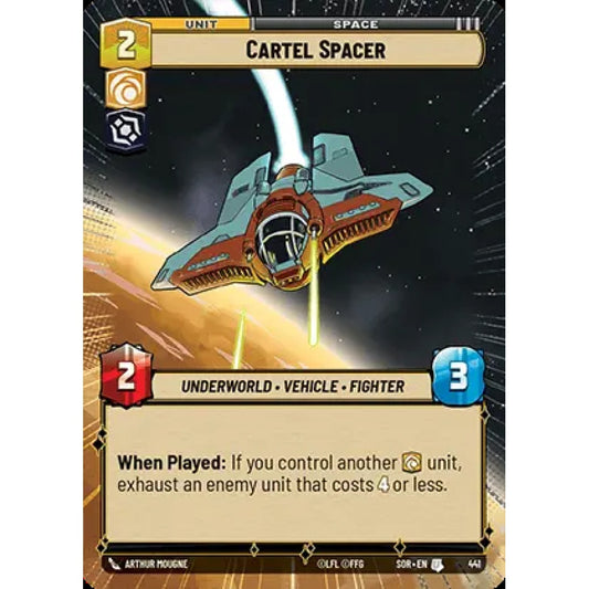 Cartel Spacer, 441, U, Star Wars Unlimited, Sparks Of Rebellion