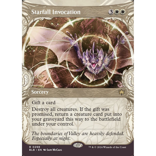 Starfall Invocation, 298, rare, Magic: The Gathering, Bloomburrow