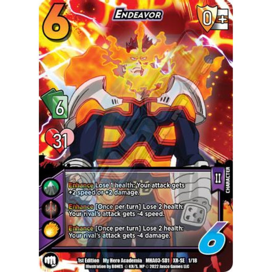 Endeavor, 1/18, XR-SE, UniVersus, MHA03 Heroes Clash