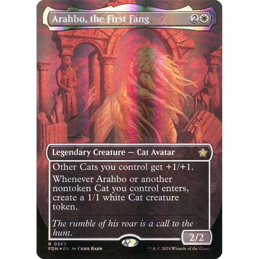 Arahbo, the First Fang, 363, rare, Magic: The Gathering, Foundations
