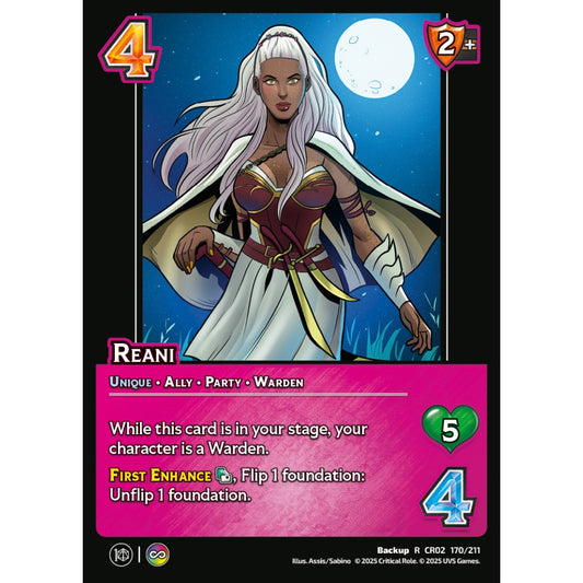 Reani, 170/211, CR02, Universus, Critical Role: Heroes Of Exandria, Backup, R
