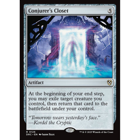 Conjurer's Closet, 126, rare, Magic: The Gathering, Aetherdrift Commander