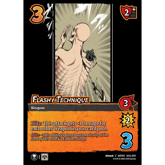 Flashy Technique, 243/297, C, UniVersus, Attack on Titan: Battle for Humanity