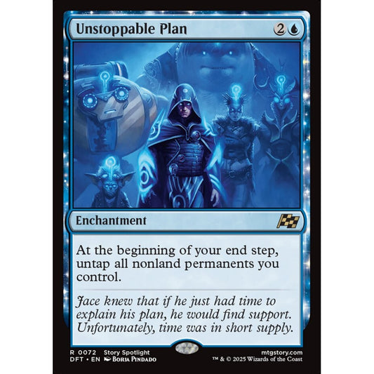 Unstoppable Plan, 72, rare, Magic: The Gathering, Aetherdrift