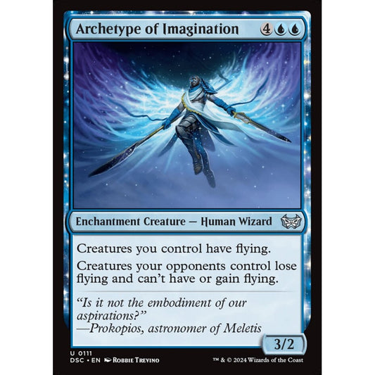 Archetype of Imagination, 111, uncommon, Magic: The Gathering, Duskmourn: House of Horror