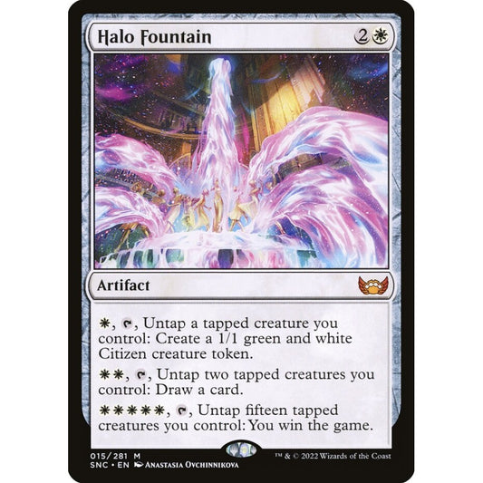 Halo Fountain mythic 15 Magic the Gathering Streets of New Capenna
