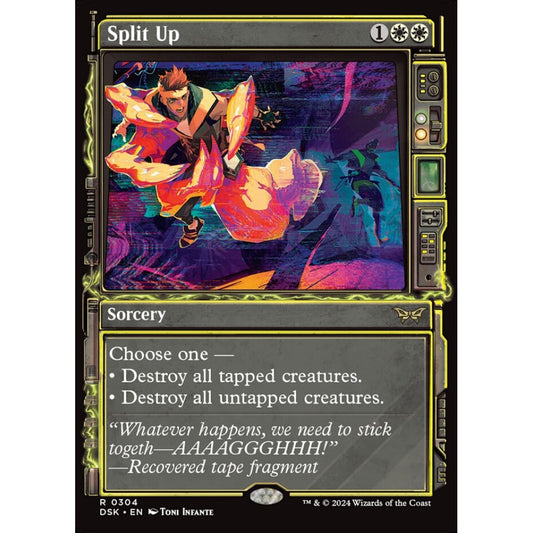 Split Up, 304, rare, Magic: The Gathering, Duskmourn: House of Horror