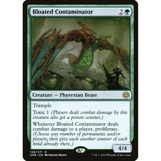Bloated Contaminator, rare, 159, Magic the Gathering, Phyrexia: All Will Be One