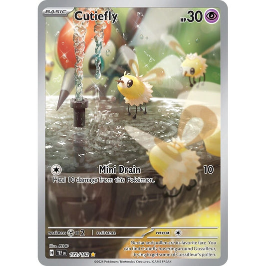 Cutiefly Illustration Rare 172/162 Pokemon Card Game Temporal Forces