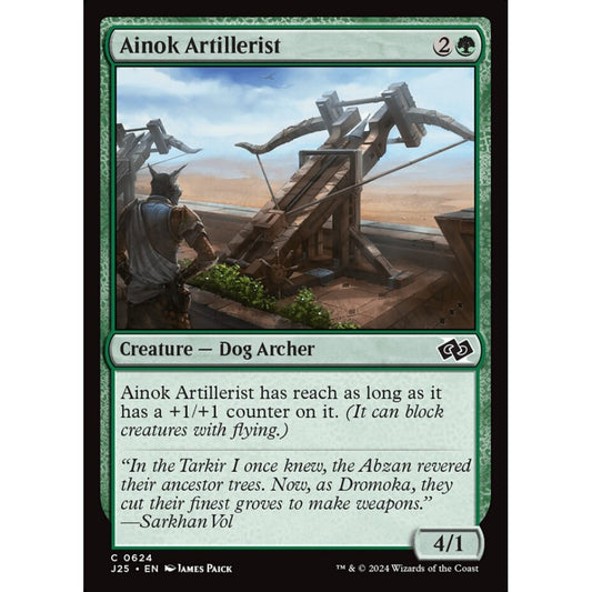Ainok Artillerist, 624, common, Magic: The Gathering, Foundations Jumpstart