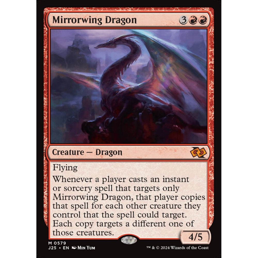 Mirrorwing Dragon, 579, mythic, Magic: The Gathering, Foundations Jumpstart