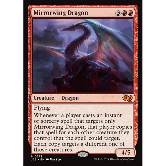 Mirrorwing Dragon, 579, mythic, Magic: The Gathering, Foundations Jumpstart