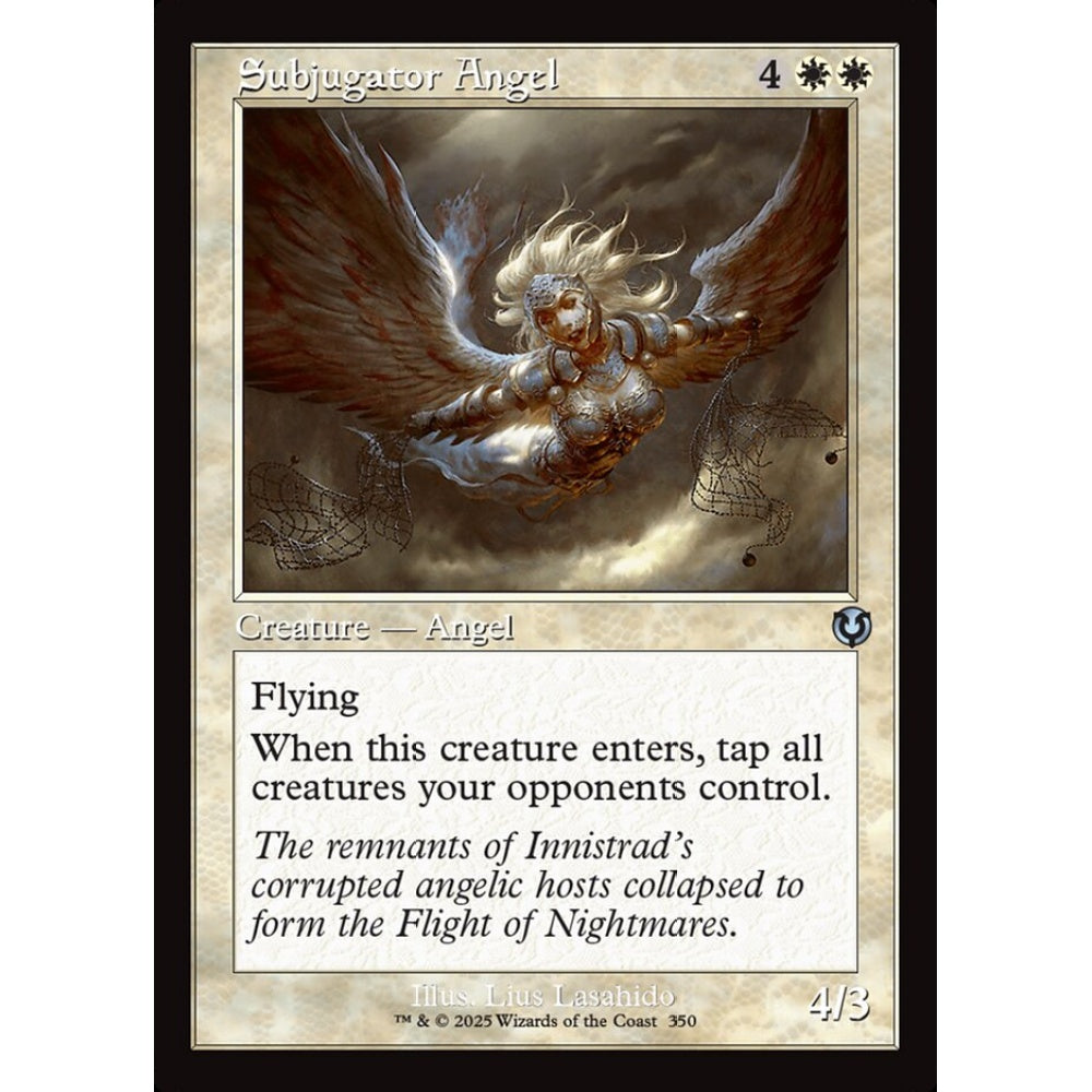 Subjugator Angel, 350, uncommon, Magic: The Gathering, Innistrad Remastered