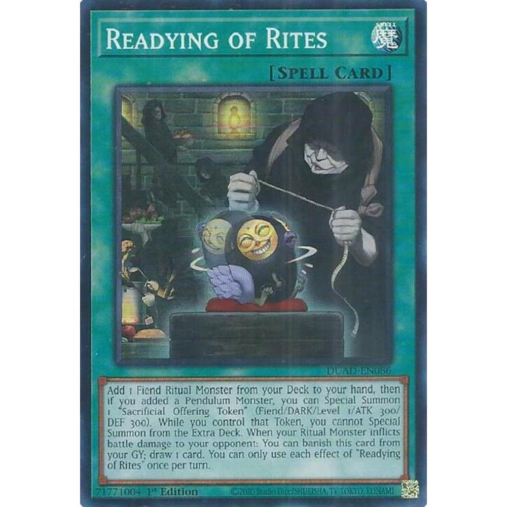 Readying of Rites DUAD-EN086 Super Yu-Gi-Oh Duelist's Advance