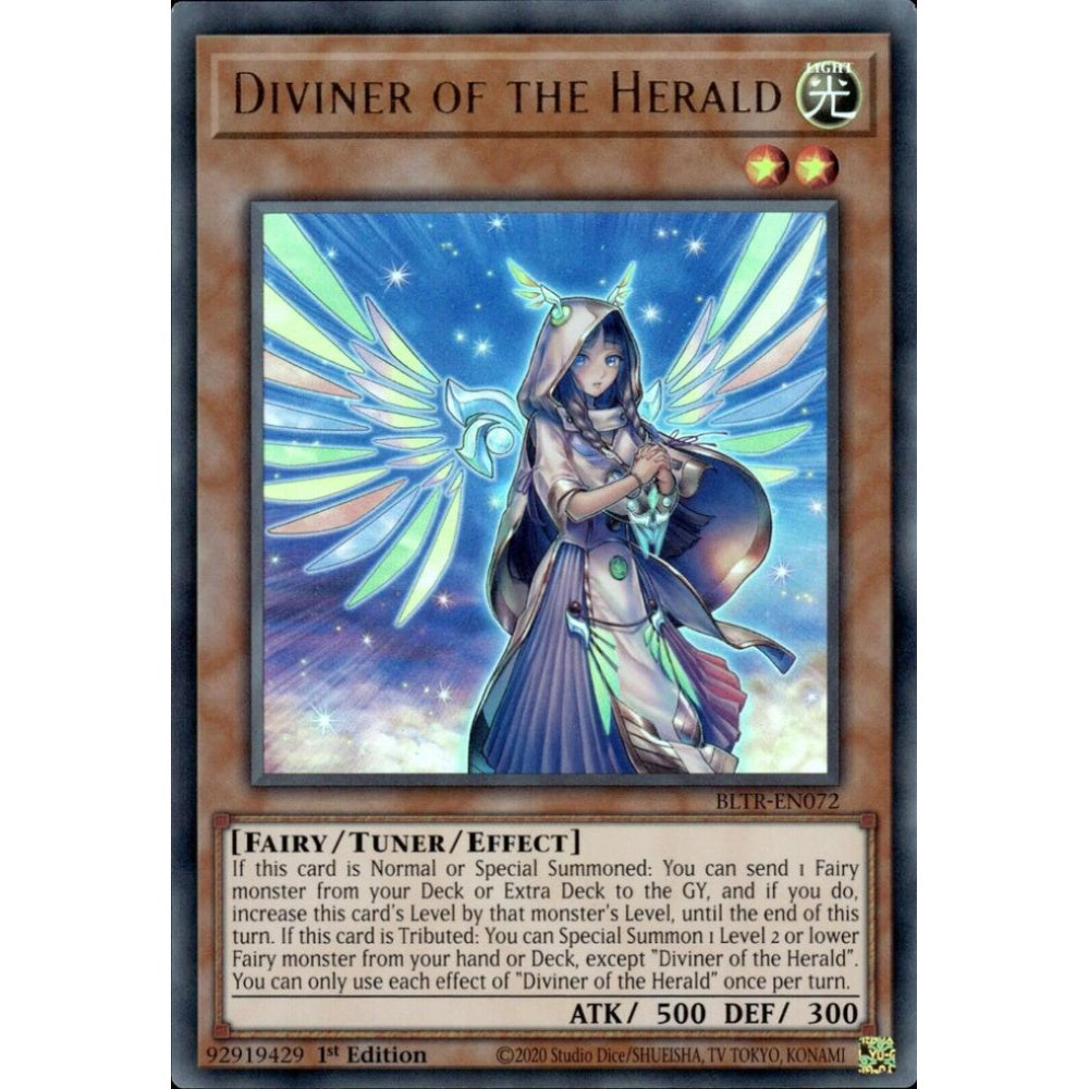 Diviner of the Herald BLTR-EN072 Ultra Yu-Gi-Oh Battles of Legend: Terminal Revenge