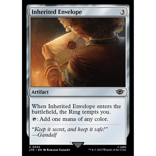 Inherited Envelope, common, 242, Magic the Gathering, The Lord of the Rings: Tales of Middle-earth