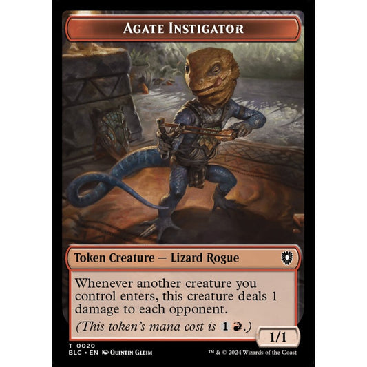 Agate Instigator, 20, common, Magic: The Gathering, Bloomburrow