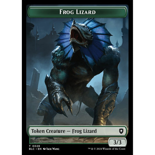 Frog Lizard, 28, common, Magic: The Gathering, Bloomburrow