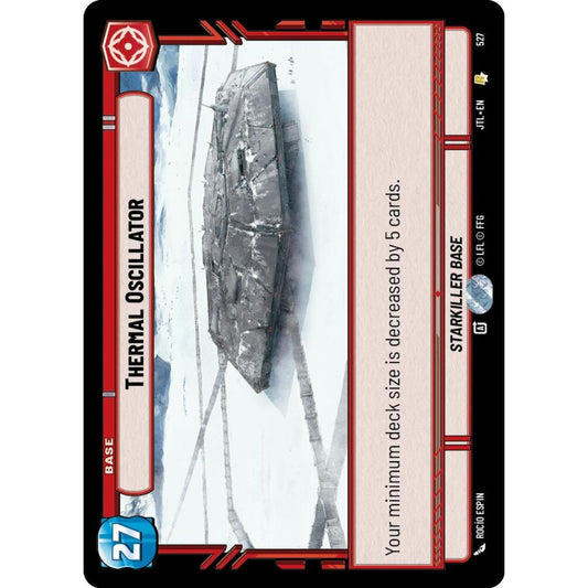 Thermal Oscillator, R, JTL 527) Foil, Star Wars Unlimited