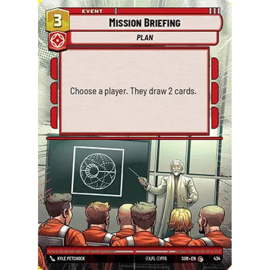 Mission Briefing, 434, C, Star Wars Unlimited, Sparks Of Rebellion
