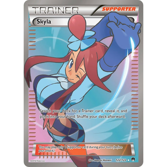 Skyla Rare Ultra 122/122 Pokemon Card Game BREAKpoint