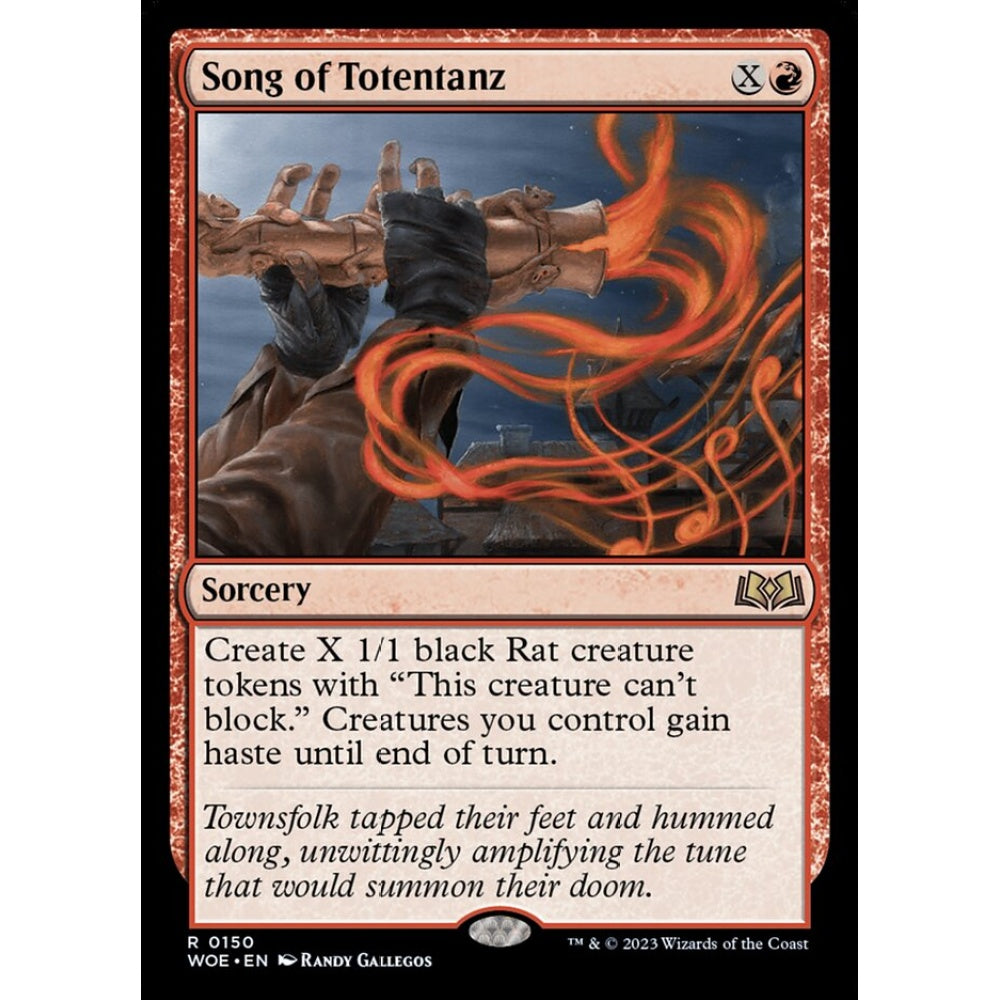 Song of Totentanz, rare, 150, Magic the Gathering, Wilds of Eldraine
