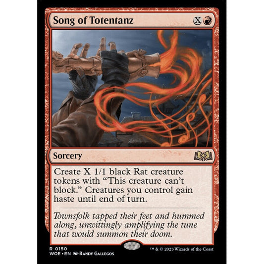 Song of Totentanz, rare, 150, Magic the Gathering, Wilds of Eldraine