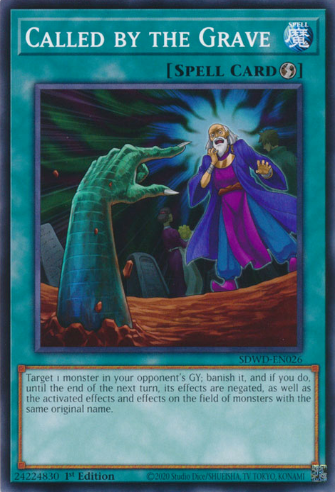 Called by the Grave RA01-EN057 Super Super Rare Yu-Gi-Oh 25th Anniversary Rarity Collection in Art