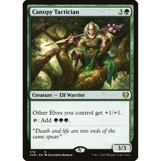 Canopy Tactician rare 378 Magic the Gathering Kaldheim