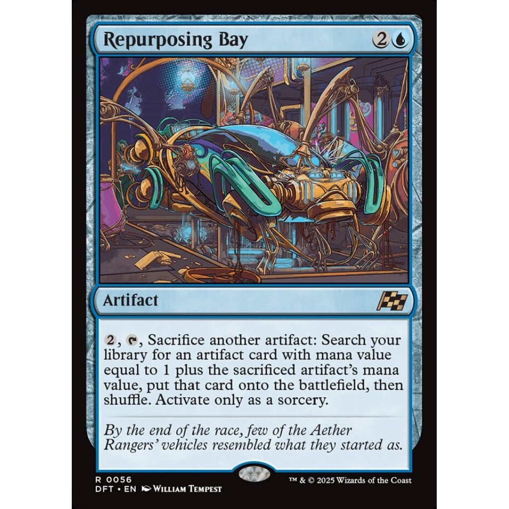 Repurposing Bay, 56, rare, Magic: The Gathering, Aetherdrift