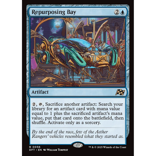 Repurposing Bay, 56, rare, Magic: The Gathering, Aetherdrift