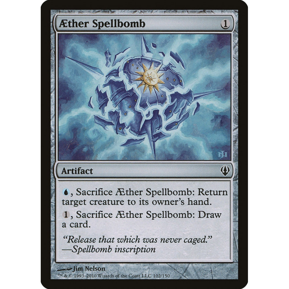 Aether Spellbomb common 102 Magic the Gathering Archenemy