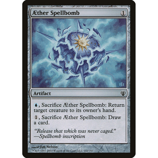 Aether Spellbomb common 102 Magic the Gathering Archenemy