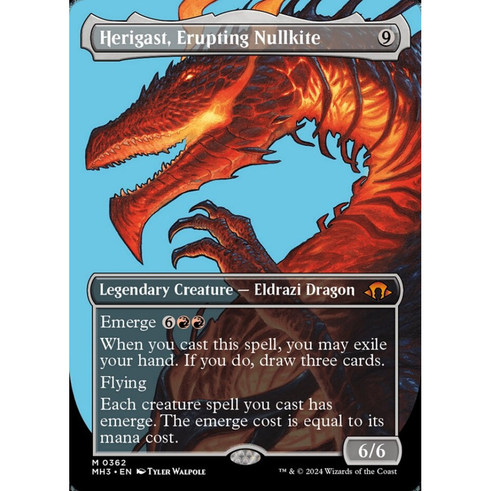 Herigast, Erupting Nullkite, 362, mythic, Magic: The Gathering, Modern Horizons 3