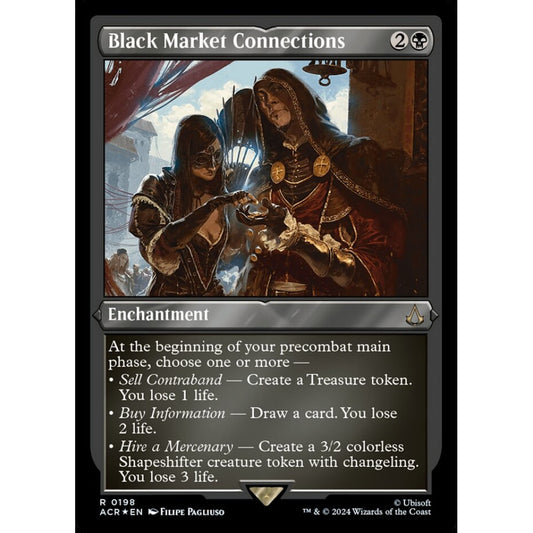 Black Market Connections rare 198 Magic the Gathering Assassin's Creed